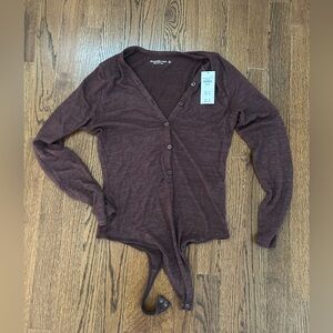 Abercrombie Henley Bodysuit